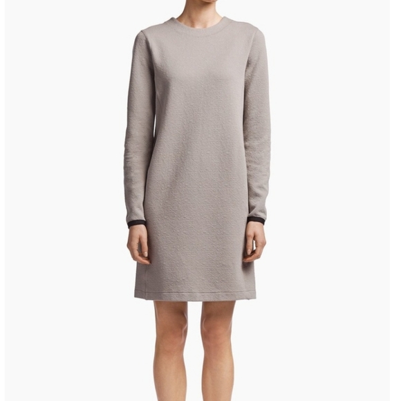 James Perse Dresses & Skirts - James Perse Taupe Scuba Back Zip Dress Size 1